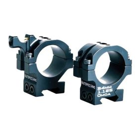 MPA Precision Machined Scope Rings 34mm Med 1.06" Black