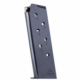 Mec-Gar 1911 Handgun Magazine .45 ACP Blued Steel 7/rd