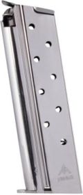 Mec-Gar 1911 Govt Handgun Magazine 10mm HT Nickel 8/rd