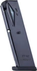 Mec-Gar Taurus PT92/99 Handgun Magazine 9mm Blued Steel 10/rd