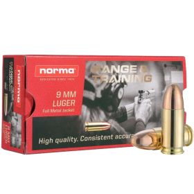 Norma Rival Competition Subsonic Ammunition 9mm Luger 158gr TMJ 838 fps 50/ct