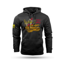 Nine Line Grinch Black Hoodie/ Large