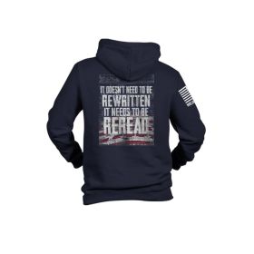 NLA Reread Navy Hoodie/ Medium
