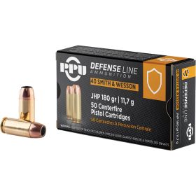PRIVI .40 S&W JHP 180gr 50 Rds Ammo