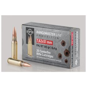 7.62x51 RangeMaster FMJBT145gr 20 Rounds