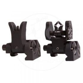 Troy Industries Micro Set - M4 Front & Dioptic Rear -BLK