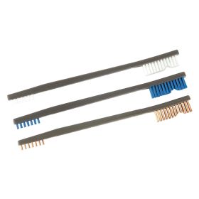 9 PACK AP BRUSHES (3 NYLON/3 BRONZE/3 STAINLESS STEEL)