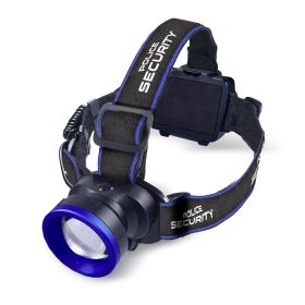 Police Security Flashlights Breakout Headlamp 600 Lumens Black