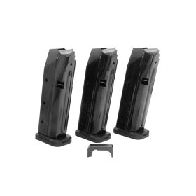 Shield Arms S15 Gen3 Magazine Combo Pack - 3/Pack + 1 Mag Release - Black