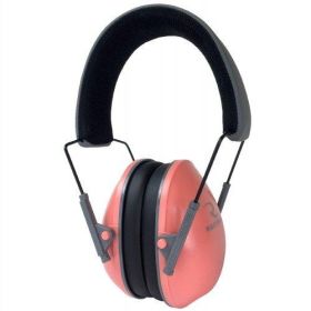 Radians Lowset Passive Ear Muff 21dB Coral/Charcoal