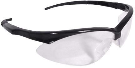 Radians Outback Shooting Glasses Black with Clear Lens