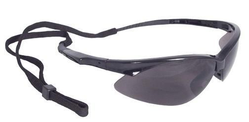 Radians Outback Shooting Glasses Black with Smoke Lens