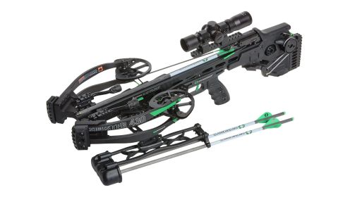 DEMO CenterPoint Sinister 430 Crossbow Integrated Silent Cocking System  Auto Retracting Sled