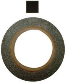 Speedwell 1" Square Pressure Sensitive Pasters - Black 1000/Pack