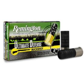 Remington Ultimate Defense Shotshell Ammunition 12ga. 2-3/4" #00 1200 fps 5/ct