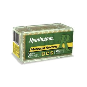 Remington Magnum Rimfire Ammunition .22 WMR 40 gr JHP 1910 fps 2000/ct Case (40-50/ct Boxes)