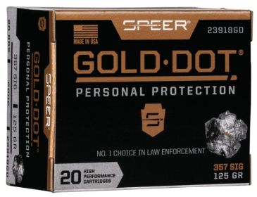 SPEER 357 SIG 125 GR HP 20rd