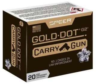 SPEER SP 45 AUTO +P 200GR GOLD DOT CARRY GUN HP 20RD