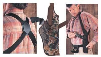 Uncle Mike's Sidekick Vertical Shoulder Holsters 6-1/2"- 7-1/2" Bbl. SA Rev. - RH
