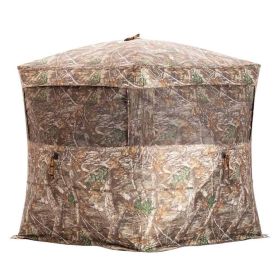 Rhino Blinds RB24 Ground Blind 3 Man Realtree Edge