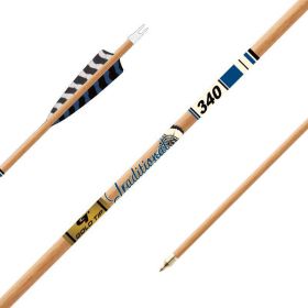 Gold Tip Traditional XT Arrows - 340 - 5" Barred Feathers - 1/2 dozen