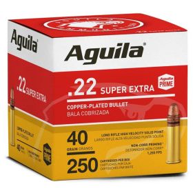 Aguila .22 LR HV SP 40 GR 250/PACK