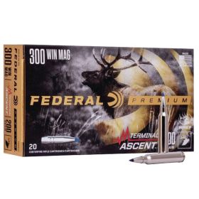 Federal Terminal Ascent Rifle Ammunition .300 Win Mag 200 gr 2810 fps 20/ct
